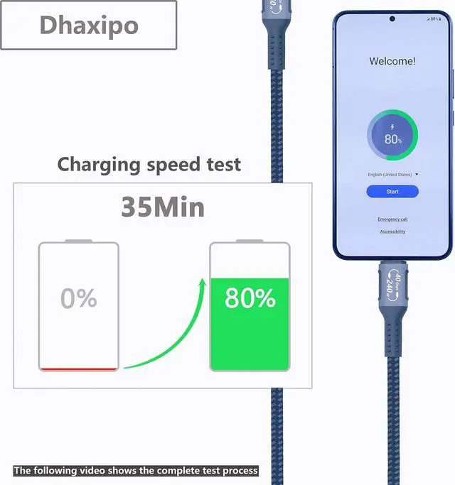 Alt view image 2 of 7 - Dhaxipo USB 4 for Thunderbolt 4 Cable 4FT [2 Pack], 40 Gbps Data Transfer with 240W and 4K@144Hz 5K@ 60Hz or 8K@30Hz,Compatible with Thunderbolt 4/3 Cable and USB C,fit for Laptop,Docking,Monitor.