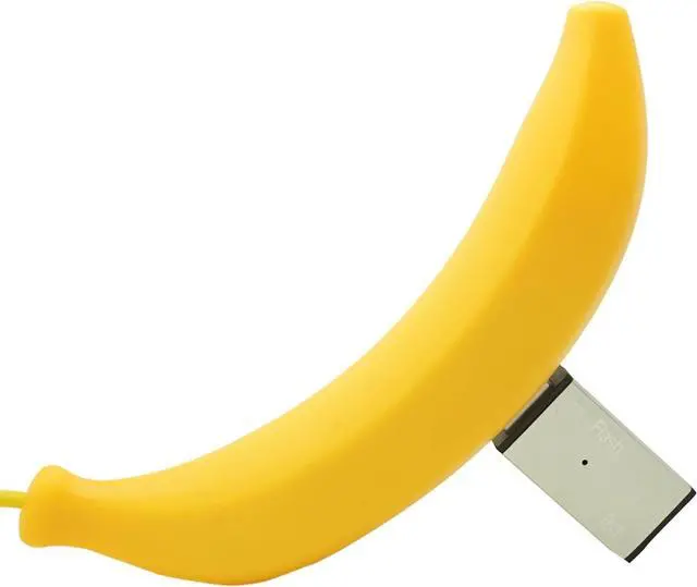 Alt view image 4 of 6 - LITHFEQA Fun Banana USB 2.0 Docking Station 4-Port USB Hub USB Splitter! USB Extender for laptops, Xbox, Flash Drives, Hard Drives, Consoles, Printers, Cameras, mice