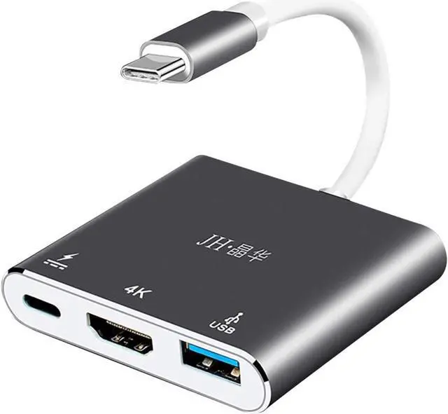 Main image of SHUBHU 12 in 1 4K UHD Type C Hub USB3.0 HDMI VGA PD Adapter Docking Station for PC MacBooks Pro Air, Chromebook Pixel Laptop, Grey, I