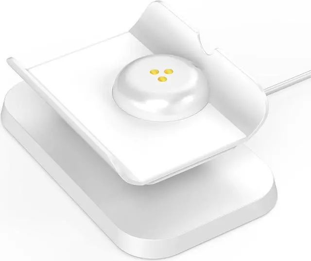 Main image of Charging Dock/Base for Meta Portal Go-Rotatable to Adjust The Angle Charging Stand for Facebook Portal Go Smart Video Calling for Office, Home with 45W PD Charging Adapter(White)