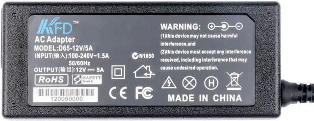 Alt view image 4 of 5 - KFD 12V  AC Adapter for Microsoft Surface Pro 3 Docking Station Model 1627 Laptop Notebook Power Transformer, Battery Charger, Power Supply with Power Cord