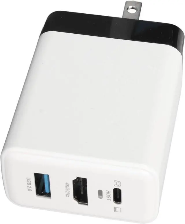 Alt view image 2 of 7 - for Switch OLED Dock Charger, 3 in 1 Portable TV Docking Station for Switch Lite, for Switch, with 4K HDMI, USB2.0, PD USB C Fast Charging Ports for Smartphone Tablet (Black White)