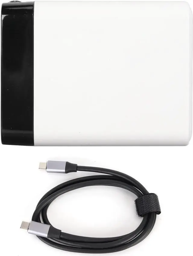 Alt view image 6 of 7 - for Switch OLED Dock Charger, 3 in 1 Portable TV Docking Station for Switch Lite, for Switch, with 4K HDMI, USB2.0, PD USB C Fast Charging Ports for Smartphone Tablet (Black White)