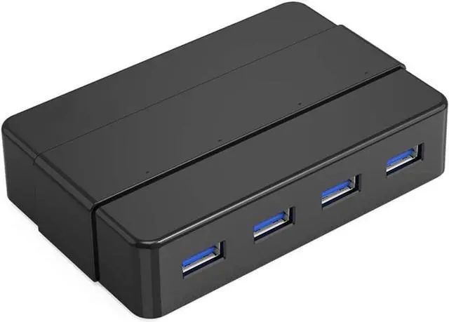 Main image of USB Hub USB3.0 Four-in-One Docking Station 12V External Power Supply Network Hub High-Speed Transmission for Windows XP/Vista / 7/8/10 / Linux/Mac OS