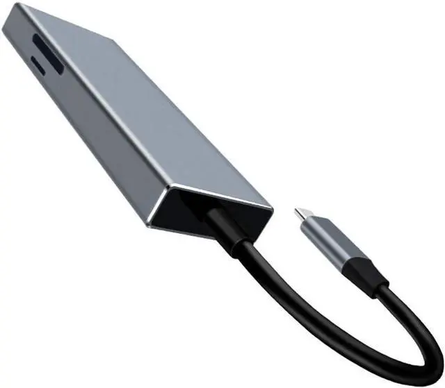 Alt view image 5 of 7 - Type- C Hub 6 in 1 Type C to HDMI 4K, 2 USB 3.0 Ports, SD TF Card Reader, 100W PD Charging Adapter Dock Station for MacBook Pro Air 2019 2018, Galaxy Note 10 S10 S9 S8, Surface Go, Dell XPS 13 15