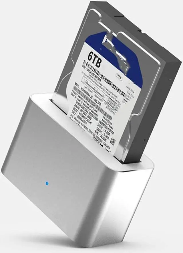 Alt view image 5 of 6 - YEBDD High Speed Case Externo Sata to USB 3.0 3.5 External Hard Drive HDD Docking Station Sata Aluminum 1 Bay