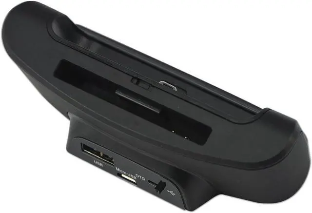 Alt view image 4 of 7 - First2savvvy black USB Data Sync Charger Charge Charging Cradle + Spare Battery Charger + OTG card reader Dock Docking Station For LG G PRO- Case Compatible