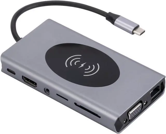 Main image of Docking Station Dual Monitor, Fast Transfer Dual Display Docking Station, Durable Dual Display Dock, 13-in-1 Triple Display USB C Docking Station, USB C Hub Multiport Dongle for All Laptop Computer