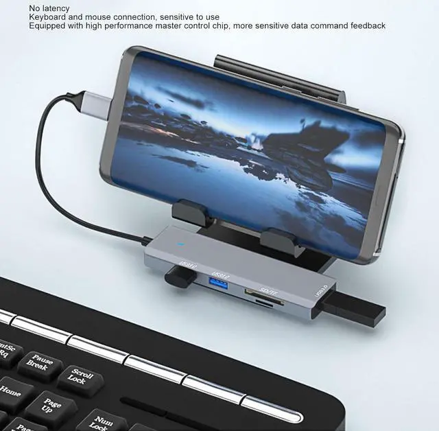 Alt view image 5 of 7 - USB 3.0 Hub, 5Gbps USB Expander Hub Portable Type C Hub for Laptop, PC, Keyborad, Mouse