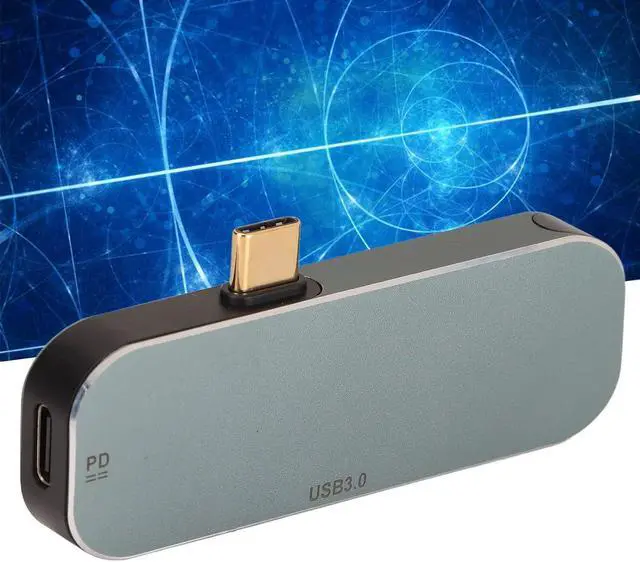 Alt view image 4 of 7 - USB C Hub, Aluminum Alloy Material 100W USB C Hub Multiport Adapter Hot Plug Function PD Charging Port for OS X for for Win