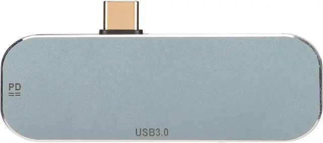 Alt view image 7 of 7 - USB C Hub, Aluminum Alloy Material 100W USB C Hub Multiport Adapter Hot Plug Function PD Charging Port for OS X for for Win