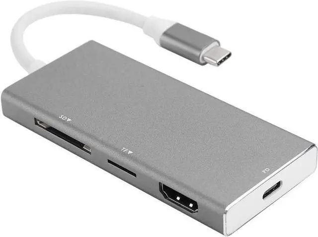 Alt view image 4 of 7 - Multifunctional USB Type-C Adapter Hub, USB 3.0 Port USB Hub, Adapter, for Computer for Phone