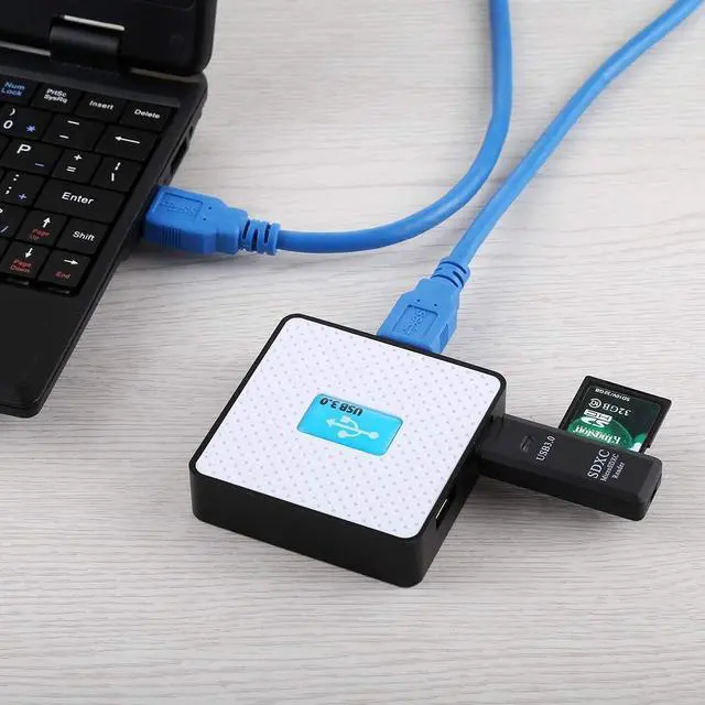 Alt view image 7 of 7 - USB Type C Charging Dock 4 Ports USB 3.0 HUB with 80cm USB Cable, 5Gbps Super Speed, Plug and Play for iMac Pro,Notebook PC and Other Type C Devices (Color : White)