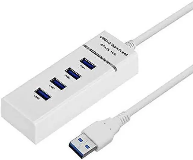 Alt view image 2 of 5 - USB Type C Charging Dock 4 Ports USB 3.0 Hub Splitter with LED, Super Speed 5Gbps, BYL-P104 for iMac Pro,Notebook PC and Other Type C Devices (Color : White)