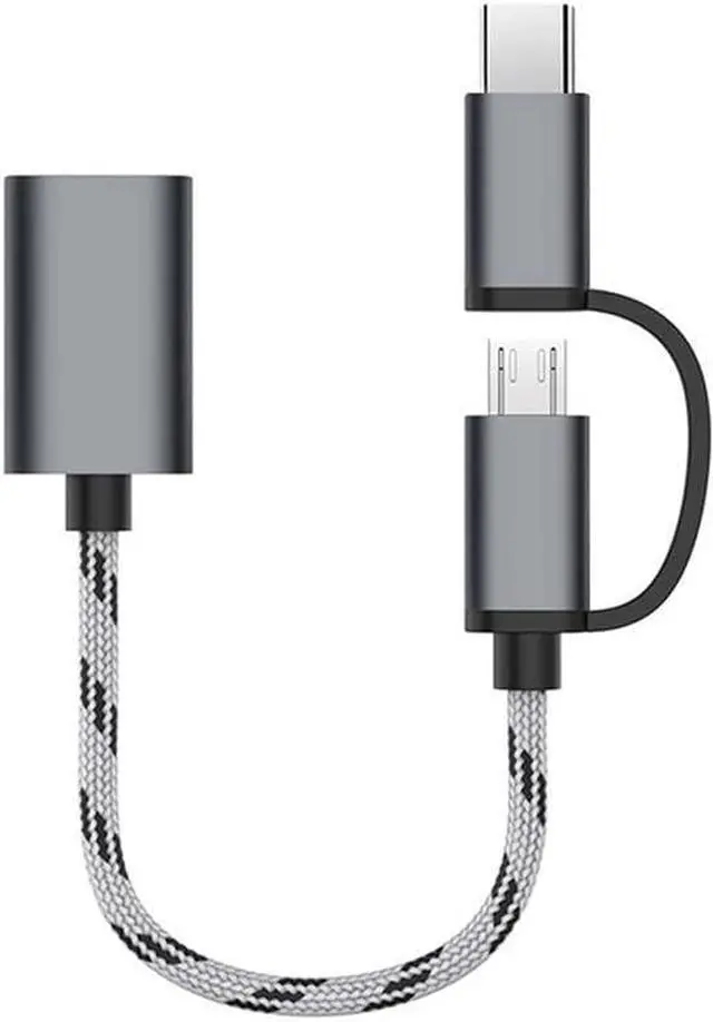 Main image of XIAODOU 2 in 1 USB 3.0 OTG Adapter Cable Type-C Micro USB to USB 3.0 Interface Charging Cable Line for Cellphone Converter for Cellphone