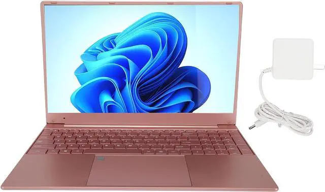Alt view image 7 of 7 - 15.6 Inch Laptop, 2K IPS 1080P Laptop with Fingerprint Readerm Quad Core 2.9GHz CPU 12GB RAM 512GB ROM 7000mAh Battery for Win 10, Rose Gold (12+512G US Plug)