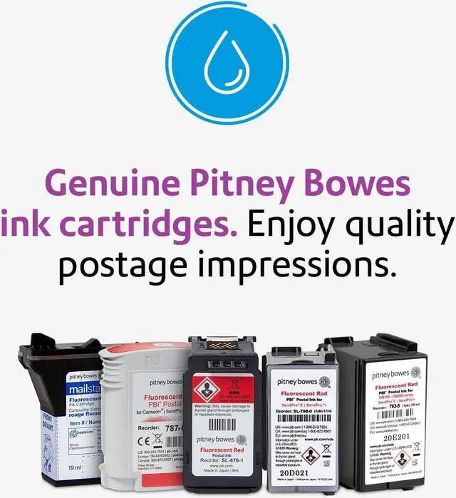 Alt view image 5 of 6 - Red Ink Cartridge for mailstation2