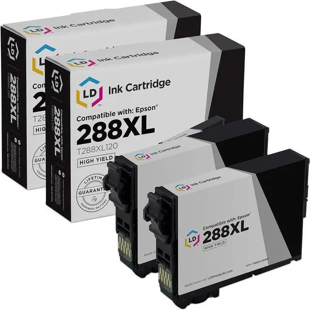 Main image of LD Remanufactured T288XL120 / T288120 / T288 / 288 Set of 2 High Yield Black Ink Cartridges for Expression XP-330, XP-430 & XP-434