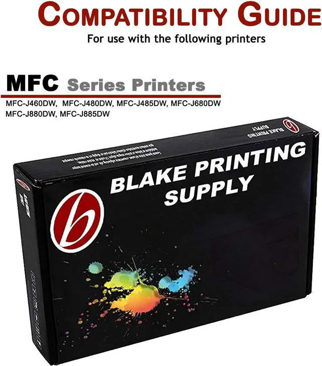 Alt view image 2 of 7 - Blake Printing Supply Compatible Ink Cartridge Replacement for Brother LC101, LC103 (Black, Cyan, Magenta, Yellow, 6-Pack)