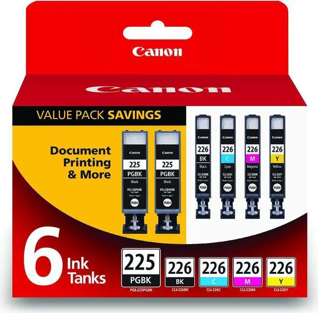 Main image of Canon Pgi-225/Cli-226 Ink Cartrigdes (Black/Color) in Retail Packaging