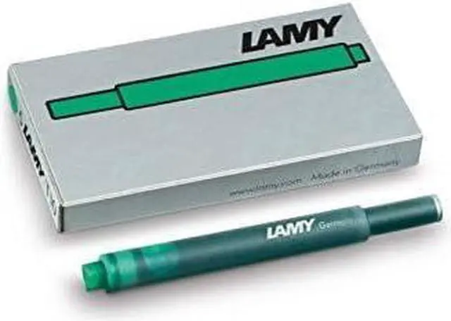Alt view image 2 of 4 - Lamy Fountain Pen Ink Cartridges, Green Ink, Pack of 20 (LT10GR)