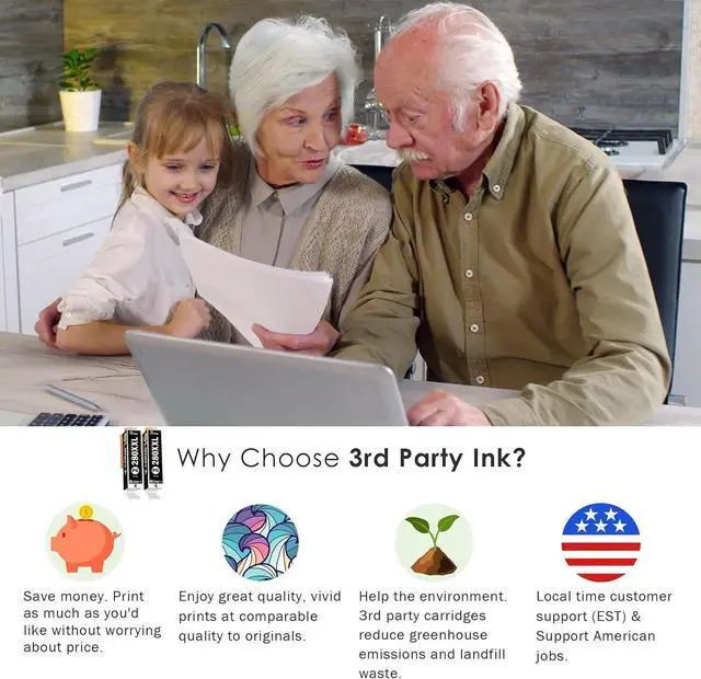 Alt view image 2 of 6 - Limeink Compatible Ink Cartridge Replacement for PGI-280XXL CLI-281XXL 280 XXL 281XXL for Canon Pixma tr8520 ts9120 ts8220 ts6120 ts6220 ts6320 tr8500 tr7520 ts8120 ts8320 ts9100 Printers (2 Black)