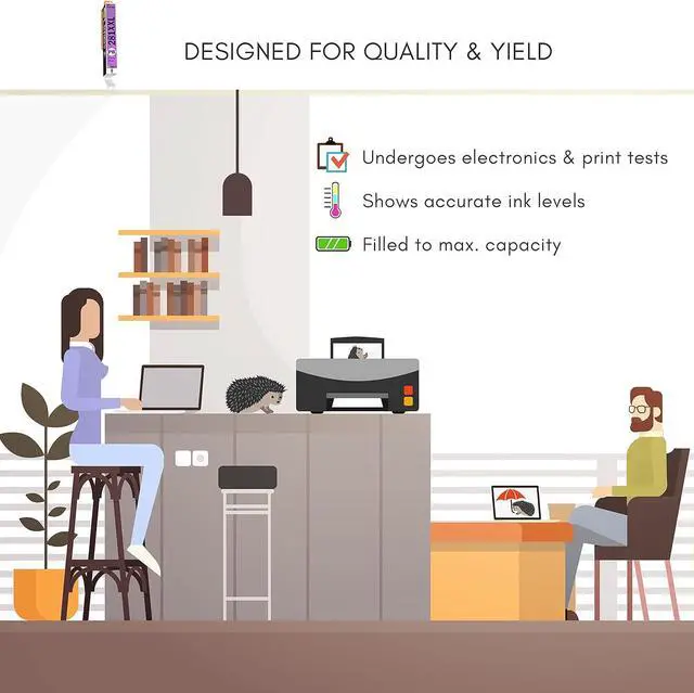 Alt view image 6 of 6 - Limeink Compatible Ink Replacement for Canon CLI-281XXL CLI 281 XXL High Yield Ink Cartridges Replacements for Canon Pixma TR7520 TR8520 TS6120 TS8120 TS9120 (1 Photo Blue)