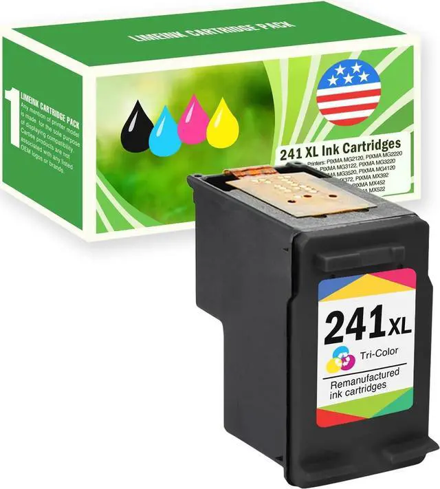 Main image of Limeink Remanufactured Ink Cartridge Replacement for High Yield CL-241XL Pixma MG2120 MG2220 MG3120 MG3220 MG3222 MG3520 MG4120 MG4220 MX372 MX392 MX432 MX439 (1 Color)