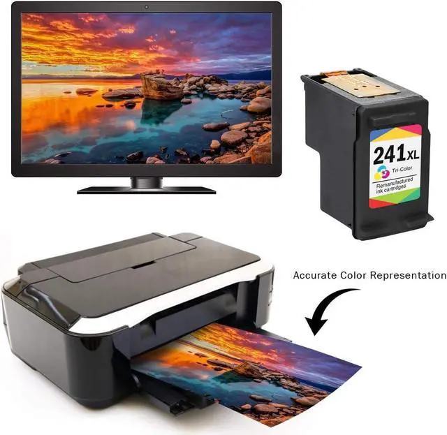 Alt view image 4 of 7 - Limeink Remanufactured Ink Cartridge Replacement for High Yield CL-241XL Pixma MG2120 MG2220 MG3120 MG3220 MG3222 MG3520 MG4120 MG4220 MX372 MX392 MX432 MX439 (1 Color)