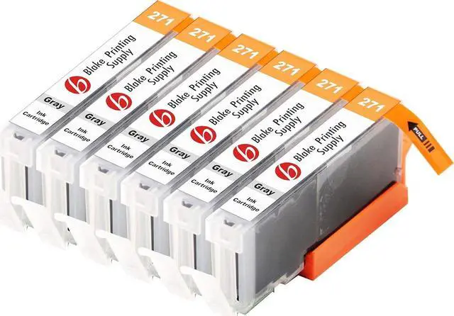 Main image of Blake Printing Supply Compatible Ink Cartridge Replacement for Canon PGI-270XL, CLI-271XL, Canon 271, Canon 270 (Gray, 6-Pack)