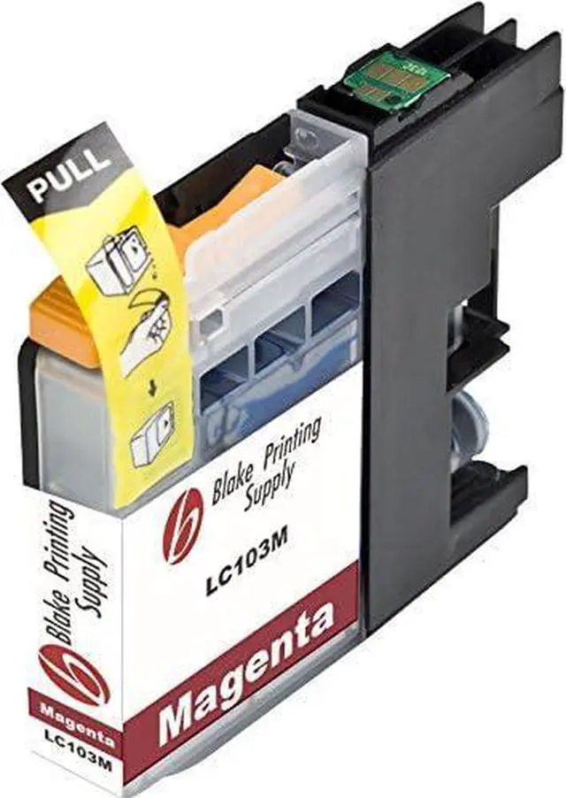Alt view image 7 of 7 - Blake Printing Supply Compatible Ink Cartridge Replacement for Brother LC101, LC103 (Black, Cyan, Magenta, Yellow, 6-Pack)