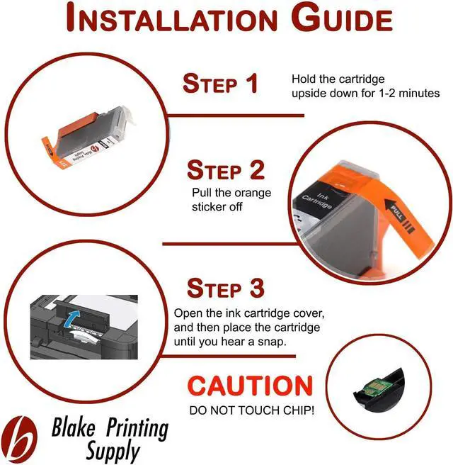 Alt view image 4 of 5 - Blake Printing Supply Compatible Ink Cartridge Replacement for Canon PGI-270XL, CLI-271XL, Canon 271, Canon 270 (Gray, 6-Pack)