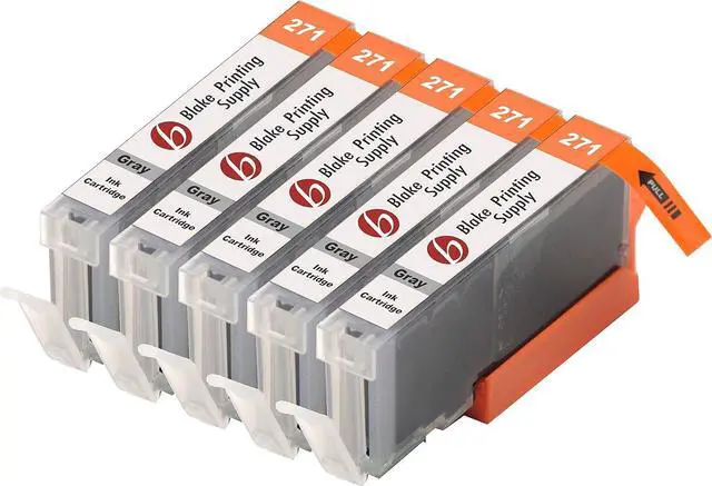 Main image of Blake Printing Supply Compatible Ink Cartridge Replacement for Canon PGI-270XL, CLI-271XL, Canon 271, Canon 270 (Gray, 5-Pack)