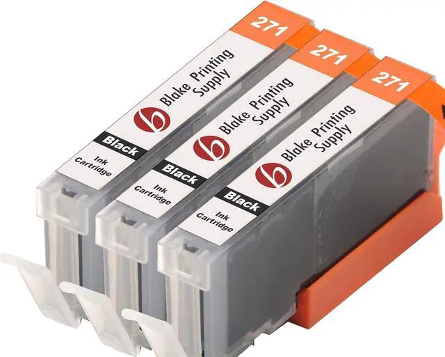 Main image of Blake Printing Supply Compatible Ink Cartridge Replacement for Canon PGI-270XL, CLI-271XL, Canon 271, Canon 270 (Black, 3-Pack)