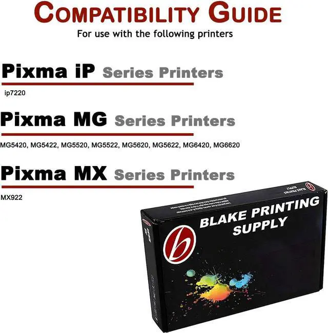 Alt view image 2 of 7 - Blake Printing Supply Compatible Ink Cartridge Replacement for Canon PGI-250XL, CLI-251XL, Canon 251, Canon 250 (Pigment Black, Black, Cyan, Magenta, Yellow, 10-Pack)