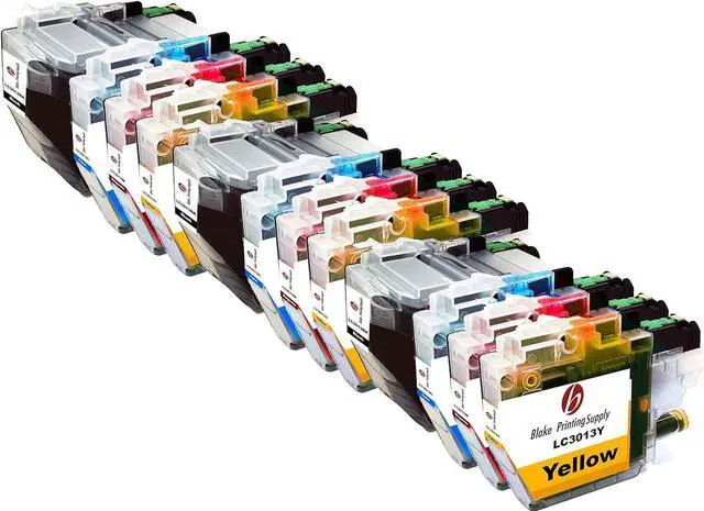 Main image of Blake Printing Supply Compatible Ink Cartridge Replacement for Brother LC3013, LC3011 (Black, Cyan, Magenta, Yellow, 12-Pack)