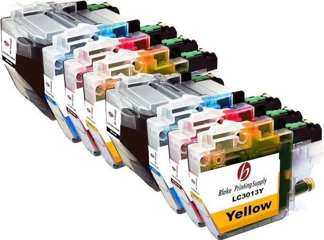 Main image of Blake Printing Supply Compatible Ink Cartridge Replacement for Brother LC3013, LC3011 (Black, Cyan, Magenta, Yellow, 8-Pack)