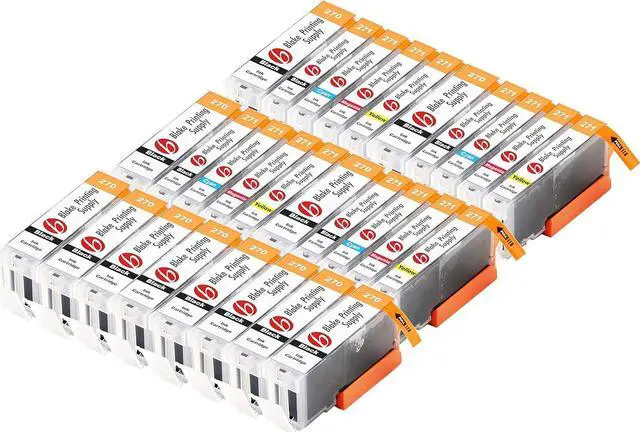 Main image of Blake Printing Supply Compatible Ink Cartridge Replacement for Canon PGI-270XL, CLI-271XL, Canon 271, Canon 270 (Pigment Black, Black, Cyan, Magenta, Yellow, 28-Pack)