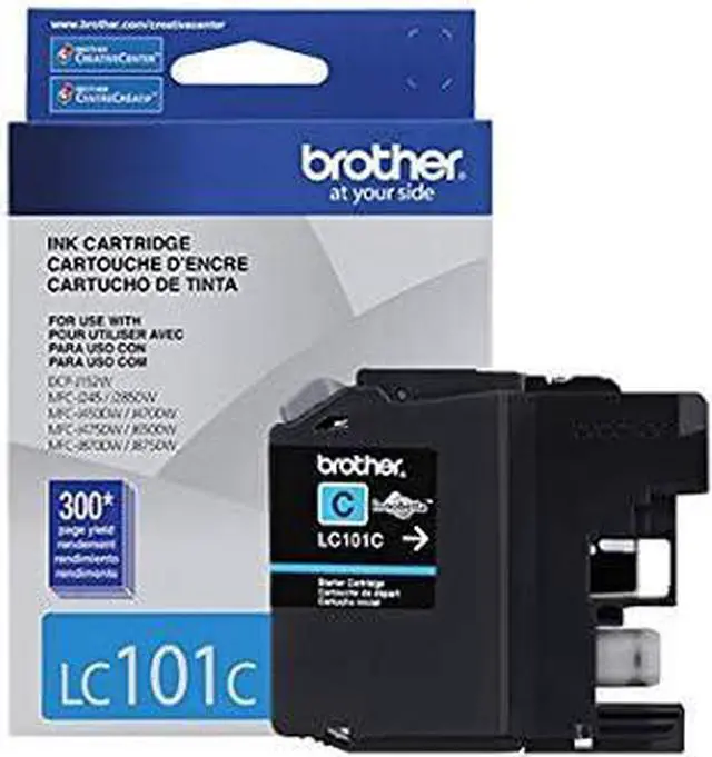 Main image of Brother LC101C OEM Ink - DCPJ152W MFCJ245 J285DW J450DW J470DW J475DW J650DW J870DW J875DW Cyan Ink (300 Yield) OEM