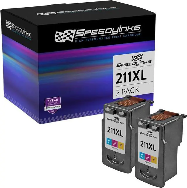 Main image of Speedy Inks Remanufactured Ink Cartridge Replacement for Canon CL-211XL High-Yield (Color, 2-Pack)