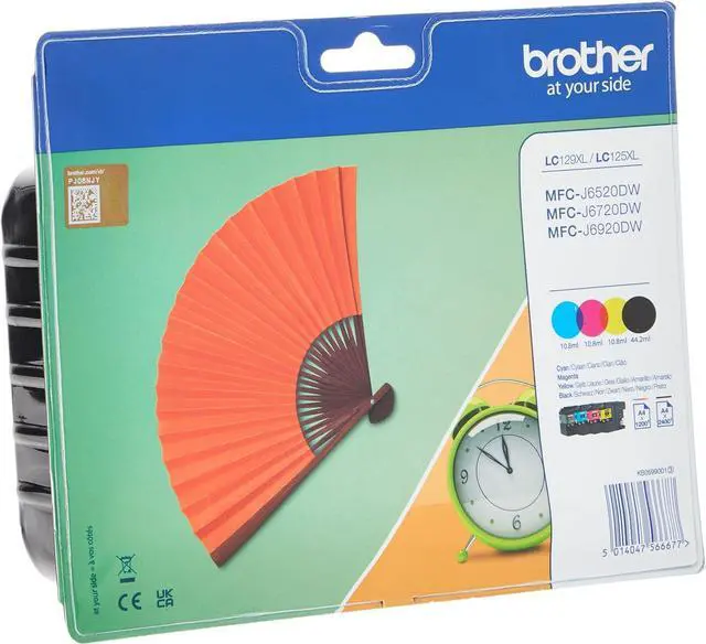 Main image of Brother LC-129XL Black, Cyan, Magenta, Yellow Ink Cartridge