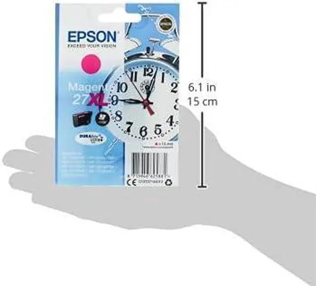 Alt view image 4 of 5 - Epson C13T27134012 Alarm Clock No.27 XL Series High Capacity Ink Cartridge - Magenta