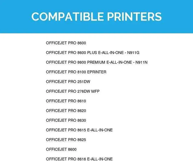 Alt view image 7 of 7 - LD Compatible Ink Cartridge Replacements  950XL & 951XL High Yield (3 Black, 2 Cyan, 2 Magenta, 2 Yellow, 9-Pack)