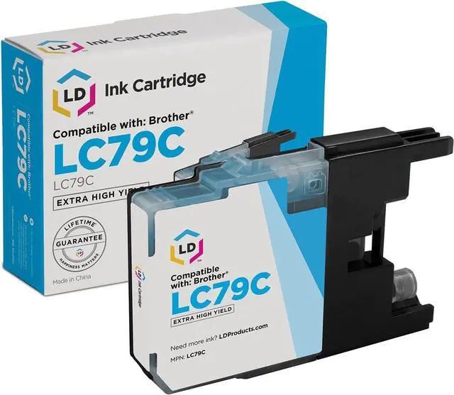 Main image of LD Compatible Ink Cartridge Replacement for Brother LC79C Extra High Yield (Cyan)