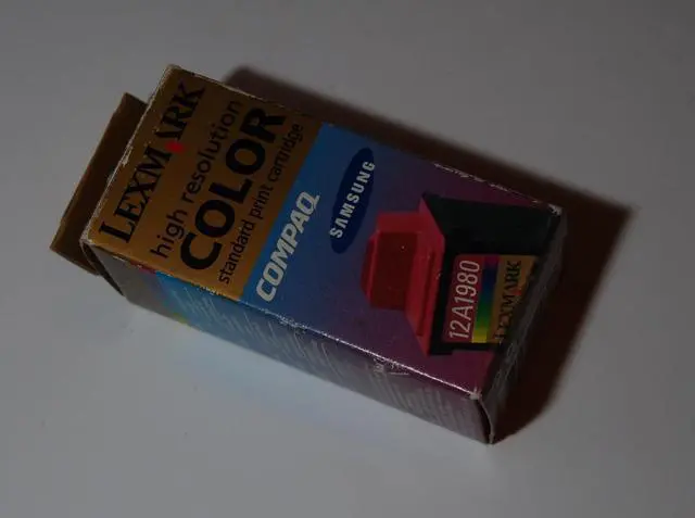 Alt view image 4 of 4 - Lexmark 12A1980 Color Inkjet Print Cartridge
