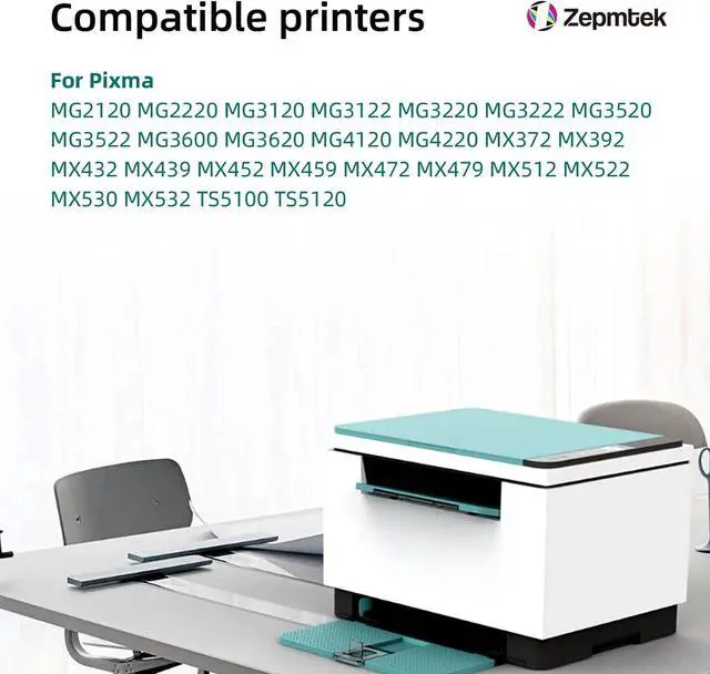 Alt view image 2 of 7 - ZepmTek Remanufactured Ink Cartridge Replacement for Canon 240 241 240XL 241XL PG-240XL CL-241XL Black Color for Pixma MG3620 MX432 MG3600 MG3222 TS5120 TS5100 MG3220 MG3122 MG2120 Printer, 2-Pack