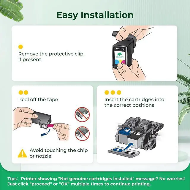 Alt view image 6 of 6 - COLORETTO 275 276 XL Pg-275XL Cl-276XL Ink Cartridge Compatible with Canon Pixma TR4700 TR4720 TR4722 TR4725 TS3520 TS3522 Printer 1 Black 1 Tri-Color 2-Pack