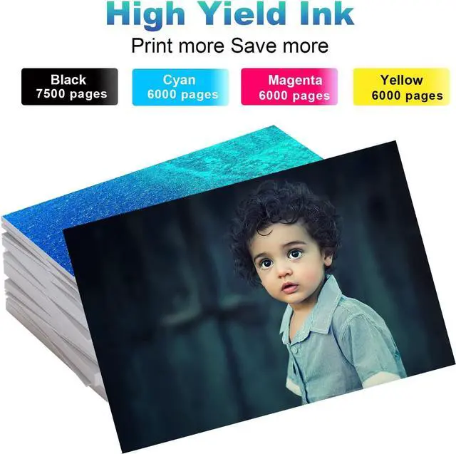 Alt view image 4 of 7 - 502 Ink Refill Bottles Replacement for Epson 502 T502 Refill Ink Compatible with EcoTank ET-2760 ET-4760 ET-3760 ET-2850 ET-3850 ET-2700 ET-4750 ET-3700 ET-2750 ET-3750 ET-3710 Printer (4 Pack)