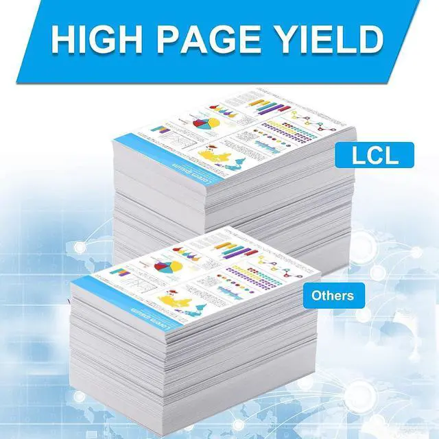 Alt view image 4 of 5 - LCL Compatible for 542 T542 T542520-S T542220-S T542320-S0 T542420-S (6-Pack, 2Cyan 2Magenta 2Yellow Pigment 70ML) Ink Bottle for ET-5180 ET-5150 ET-5170 ET-5850 ET-5800 ET-5880 ET-16600 ET-16650