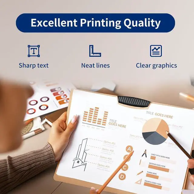 Alt view image 5 of 7 - SANUNE 63XL Ink Cartridge Combo Pack Remanufactured  Ink 63  Officejet 3830 4650 5255 5258 5200 4652 4655 Envy 4520 4512 DeskJet 2130 2132 Printer (63XL Ink Cartridges Black and Tri-Color)